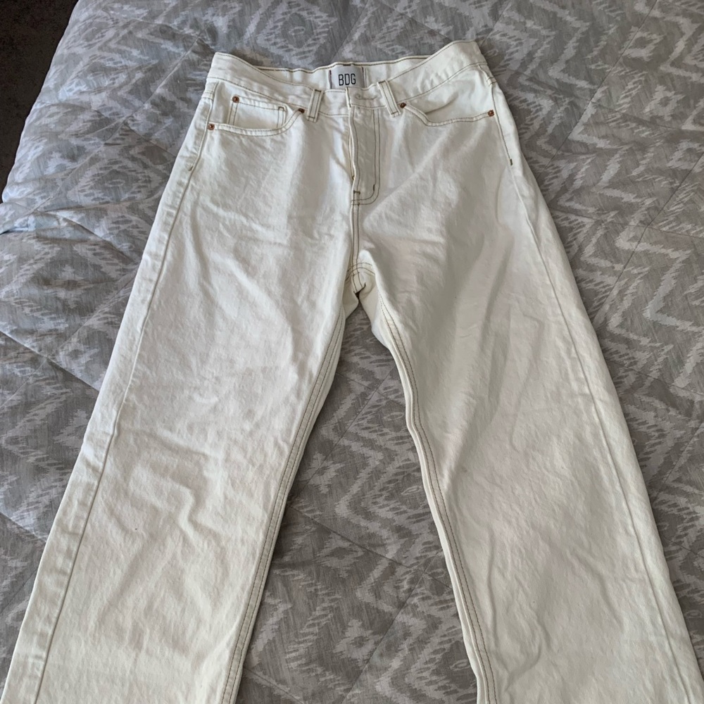 Women’s White BDG Cowboy Jeans
